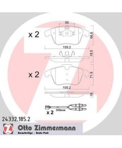 Zimmermann Bremžu kluči 24332.185.2