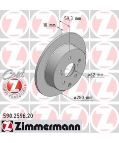 Zimmermann Bremžu disks 590.2596.20