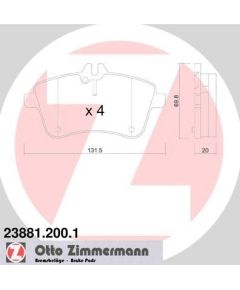 Zimmermann Bremžu kluči 23881.200.1