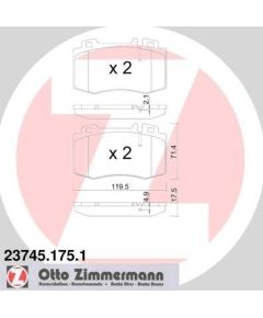 Zimmermann Bremžu kluči 23745.175.1