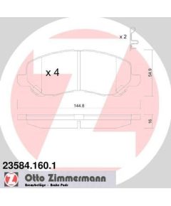 Zimmermann Bremžu kluči 23584.160.1