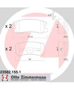 Zimmermann Bremžu kluči 23582.155.1