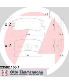 Zimmermann Bremžu kluči 23582.155.1