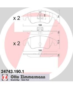 Zimmermann Bremžu kluči 24743.190.1
