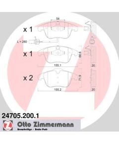 Zimmermann Bremžu kluči 24705.200.1