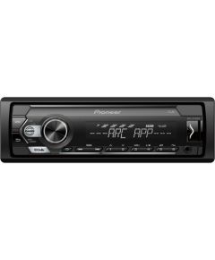 Pioneer MVH-S120UBW MOSFET 4x50W;  USB,FLAC,MP3 ;FM;AUX in;1xRCA; balts/balts apgaismojums     .       