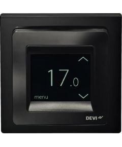 Danfoss DeviReg Touch termoregulators, melns