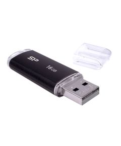 Silicon Power Ultima U02 16 GB, USB 2.0, Black