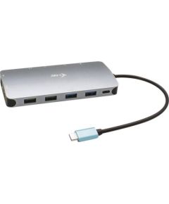 I-TEC USB-C Metal Nano Dock 3xDisplay+PD