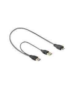 DELOCK Cable USB 3.0 Y 1x USB 3.0 micr