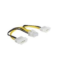 DELOCK Cable Power 8Pin EPS>2x4Pin molex