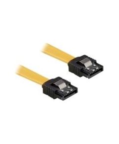 DELOCK Cable SATA 6Gb/s 20cm st/st metal