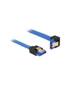 DELOCK Cable SATA 6 Gb/s 30 cm blue