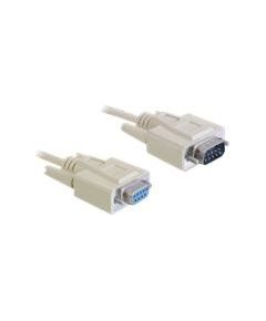 DELOCK Cable serial Sub-D9 ma / fe 3m