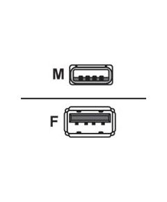 LOGILINK Cable extender USB2.0 3m CU0011