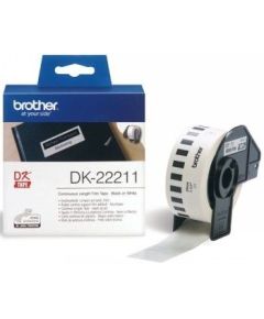 BROTHER DK22211 WHITE FILM TAPE 29MM