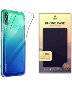 Mocco Original Clear Case 2mm Aizmugurējais Silikona Apvalks Priekš Huawei P40 Lite E Caurspīdīgs (EU Blister)