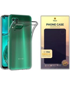 Mocco Original Clear Case 2mm Aizmugurējais Silikona Apvalks Priekš Huawei P40 Lite Caurspīdīgs (EU Blister)