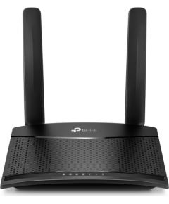 TP-LINK TL-MR100 4G LTE Router, 2x10/100Mbps ports, 802.11n, 2.4GHz, 300Mbps, 2xDetachable External Antennas, LTE Cat4