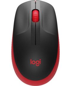 LOGITECH M190 Full-size wireless mouse - RED - 2.4GHZ - EMEA - M190