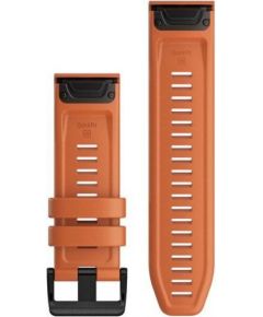 Garmin watch strap QuickFit 26mm, ember orange silicone