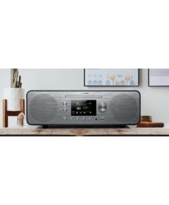 Muse Radio M-885 DBT USB port, FM radio, Grey, CD player, Bluetooth, 80 W