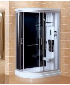 Masāžas dušas kabīne VENTO SICILIA 80x120x215cm, labais izpildījums