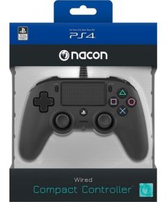 Nacon Compact Controller Wired - Black (PS4)