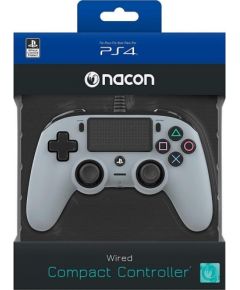 Nacon Compact Controller Wired - Grey (PS4)