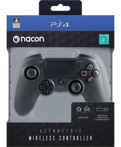 Nacon Asymmetric Wireless Controller - Black (PS4)