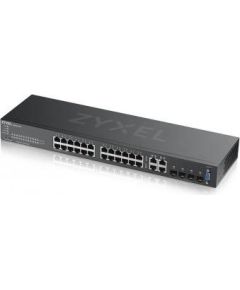 ZYXEL GS2220-28,EU REGION,24-PORT GBE L2 SWITCH WITH GBE UPLINK (1 YEAR NCC PRO PACK LICENSE BUNDLED)