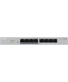 ZYXEL GS1200-8HPV2, 8 PORT GIGABIT POE+ WEBMANAGED SWITCH, 4X POE, 60 WATT