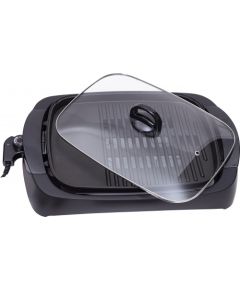 Adler Electric Grill AD 6610 3000 W, Black, Non-stick coating, Glass lid