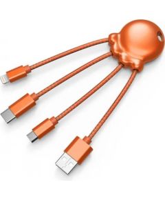 Unknown xoopar XP61040.20M Octopus Metallic Charging Multi Cable (orange)