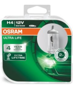 Osram H4 Spuldžu komplekts  64193ULT-HCB Ultra Life BOX 2 gab.