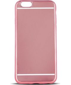Beeyo Mirror Силиконовый Чехол Зеркальный для Samsung A320 Galaxy A3 (2017) Розовый