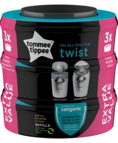 TOMMEE TIPPEE kasetes netīro autiņbiksīšu konteinerim Sangenic Twist Refil, x 3., 85102201