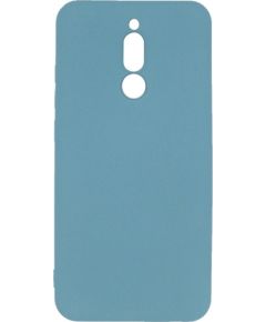 Evelatus Xiaomi Redmi 8 Soft Touch Silicone Case with Strap Blue