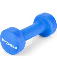 Spokey SHAPE IV Set of Vinyl Dumbbells, 2x2 kg, Blue