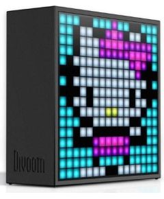 Divoom TimeBox EVO Bluetooth 5.0 Портативная Колонка 8 bit / Будильник / Апликация / Соц. сети / Градусник Черный