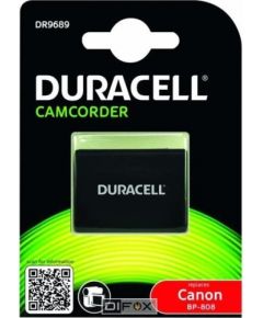 Duracell Li-Ion Akku 890 mAh for Canon BP-808