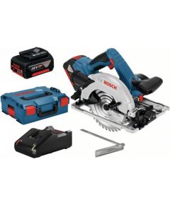 Bosch GKS 18V-57 G Akumulatora ripzāģis 18V + 2 x 4.0Ah akum.