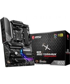 Mainboard|MSI|AMD B550|SAM4|ATX|2xPCI-Express 3.0 1x|1xPCI-Express 3.0 16x|2xM.2|1xPCI-Express 4.0 16x|Memory DDR4|Memory slots 4|1xHDMI|1xDisplayPort|2xUSB 2.0|1xUSB type C|3xUSB 3.2|1xPS/2|1xOptical S/PDIF|2xRJ45|5xAudio port|MAGB550TOMAHAWK