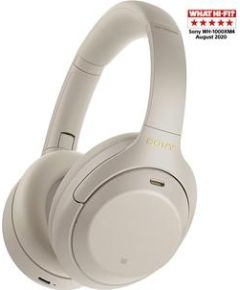 Sony WH-1000XM4 bezvadu austiņas, Wireless Noise Cancelling Headphones Silver