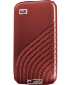 Western Digital MyPassport   1TB SSD Red       WDBAGF0010BRD-WESN Ārējie cietie diski HDD SSD