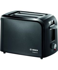 Bosch TAT3A013 Maizes tosters, CompactClass, melns
