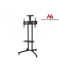 Maclean MC-661 TV Mobile Floor Stand Plasma/LCD TV Trolley w/ Mounting Bracket