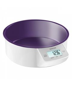 Sencor кухонные весы, фиолетовые