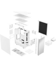 Fractal Design Define 7 Compact Side window, White,  Mid-Tower, Mini-ITX/ATX /microATX