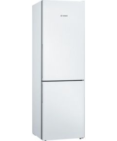 Bosch KGV362WEAS s4 ledusskapis 186cm LowFrost balts